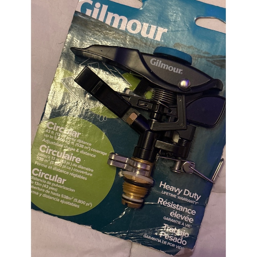 NEW Gilmour Heavy Duty Pulsating Circular Sprinkler Head, 5800‎ Sq.ft. - Picture 2 of 3
